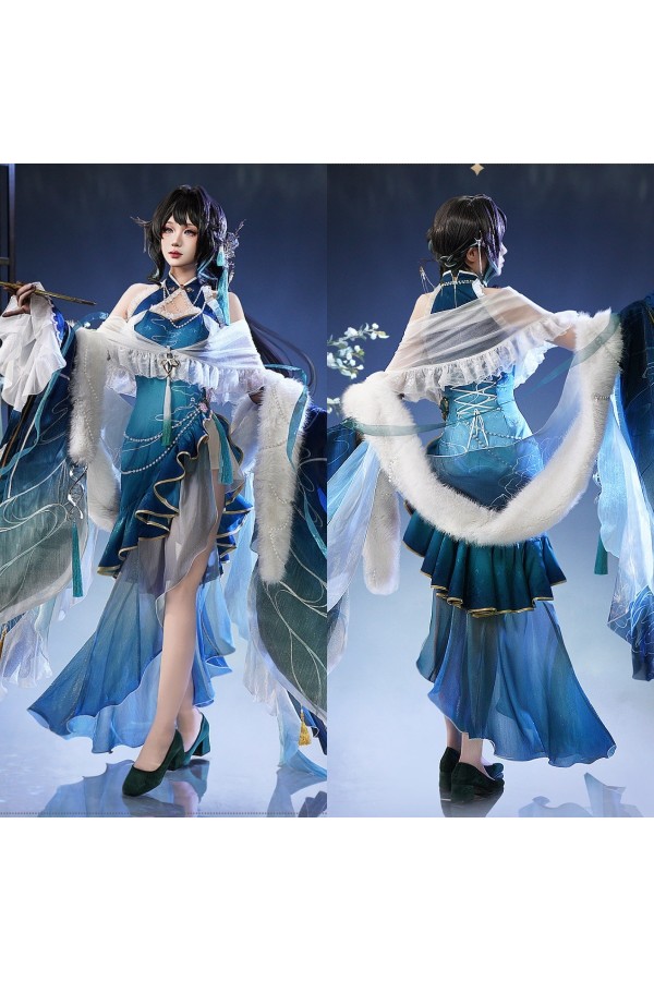 1/3 Delusion Honkai Star Rail Ruan Mei Plumblossom Melody Cheongsam Cosplay Costume